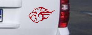 Flaming Georgia Bulldog (Dawg) 