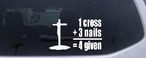 1 Cross + 3 Nails
