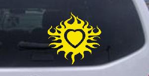 Tribal Flaming Heart