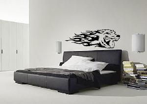 Wolf With Tribal Flames