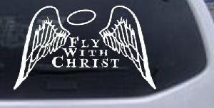 Fly With Christ Decal