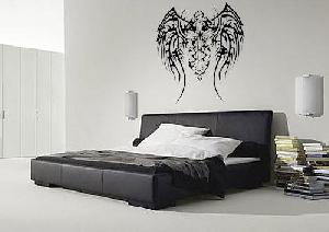Tribal Wings and Cross Decal