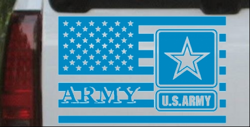 US Army Air Defense Artillery GUARDING THE SKIES Car Truck Window Decal Sticker