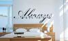 Always Kiss Me Goodnight Wall Decal