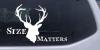 Size Matters Big Buck Decal