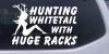 Hunting Whitetail With Huge Racks Decal