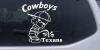 Cowboys Pee On Texans Decal