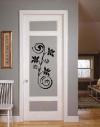 Narrow Swirl Vine Wall Decal