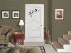 Floral Vine Corner Swirl Wall Decal