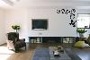 Flower Vine Corner Swirl Wall Decal