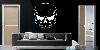 Mean Looking Skull Decal