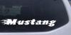 Flaming Mustang Decal