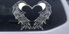 Heart With Wings Decal