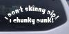 I Dont Skinny Dip Girlie Decal