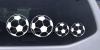 Soccer Ball Stick Family Decal