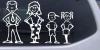 Stick Family Decal Number 1