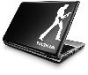Guitar Player Silhouette Decal