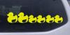 4 Children Rubber Ducky Family Decal