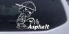 Pee On Asphalt Off Road Decal