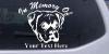 In Memory Of Boxer Bulldog Decal