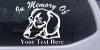 In Memory Of Dotson Dog Decal