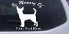 In Memory Of Chihuahua Decal