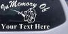In Memory Of Rose Decal