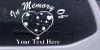 In Memory Of Hearts Decal