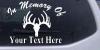 In Memory Of Big Buck Decal
