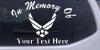 In Memory Of US Air Force Decal