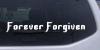 Forever Forgiven Christian Decal