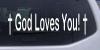God Loves You Decal