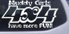 Muddy Girls 4X4 have more FUN Decal