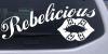 Rebelicious Dixie Lips Decal