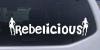 Rebelicious Sexy Cowgirls Decal