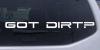 Got Dirt Off Road Decal