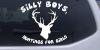 Silly Boys Huntings for girls Decal