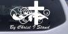 By Christ I Stand Christian Decal