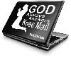 God Always Answers Knee Mail Woman Decal