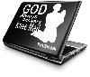 God Always Answers Knee Mail Man Decal