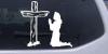 Nurse At Cross 2 Decal