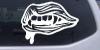 Vampire Mouth Fangs Lips Decal