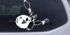 Funny Bowling Ball and Pins Decal