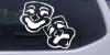Drama Theater Masks Decal
