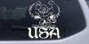 USA Muscle Bald Eagle Decal