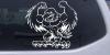 Muscular Bald Eagle Decal