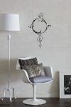 Swirl Circle Wall Door Mirror Decal