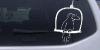 Cute Bird On Swing Decal