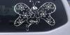 Cute Butterfly with Flowers Decal 