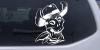 Western Cowboy Skull Decal
